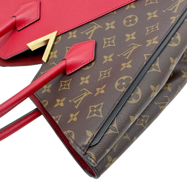 LOUIS VUITTON Kimono MM Monogram Canvas Tote Bag Red