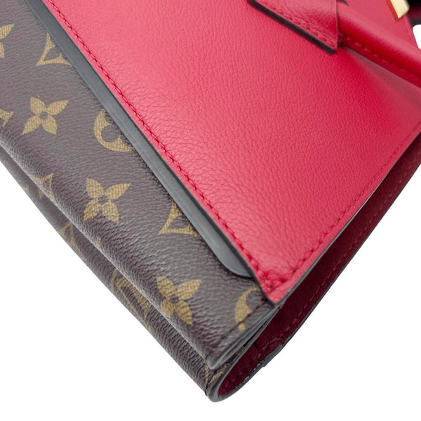 LOUIS VUITTON Kimono MM Monogram Canvas Tote Bag Red