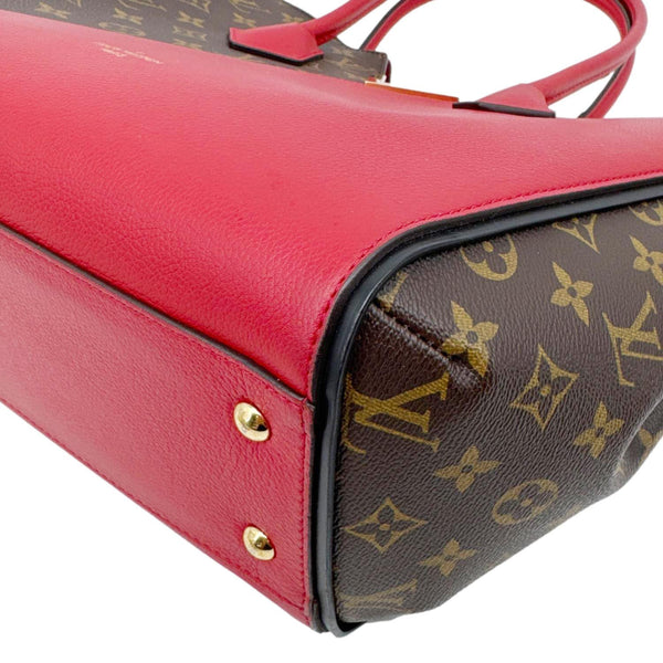 LOUIS VUITTON Kimono MM Monogram Canvas Tote Bag Red