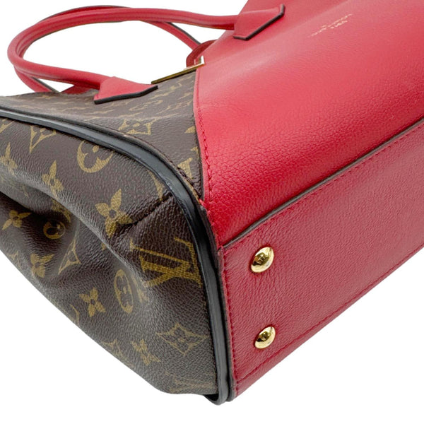 LOUIS VUITTON Kimono MM Monogram Canvas Tote Bag Red