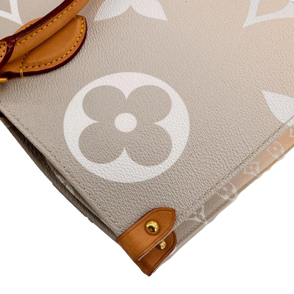 LOUIS VUITTON Onthego GM By The Pool Canvas Tote Bag Brume