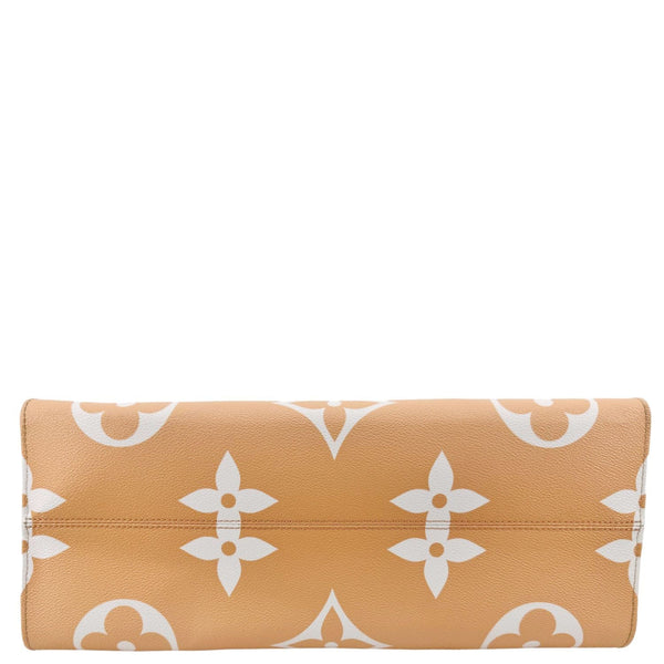 LOUIS VUITTON Onthego GM By The Pool Canvas Tote Bag Brume