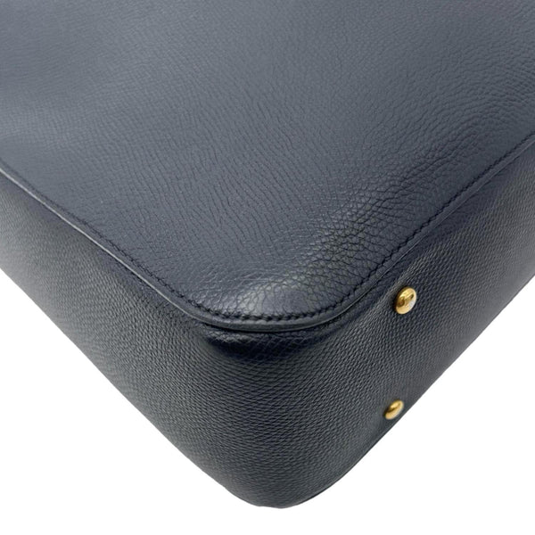 VALENTINO VSling Grainy Calfskin Leather Crossbody Hobo Bag Black