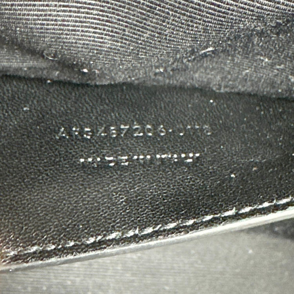 YVES SAINT LAURENT Envelope Grain De Poudre Leather Shoulder Bag Grey