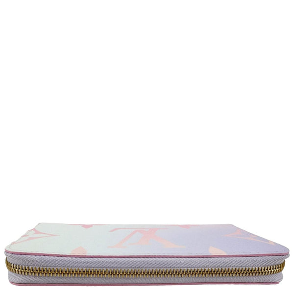 LOUIS VUITTON Monogram Giant Spring In The City Zippy Wallet Sunrise Pastel
