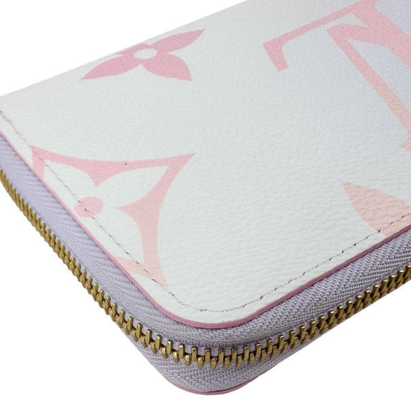 LOUIS VUITTON Monogram Giant Spring In The City Zippy Wallet Sunrise Pastel