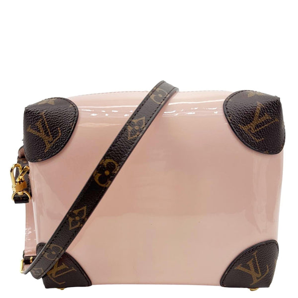 LOUIS VUITTON Venice Patent Miroir Leather Crossbody Bag Rose Ballerine