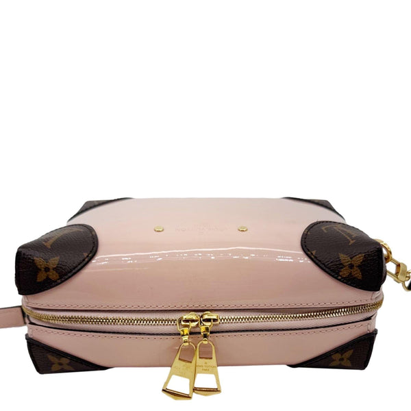 LOUIS VUITTON Venice Patent Miroir Leather Crossbody Bag Rose Ballerine