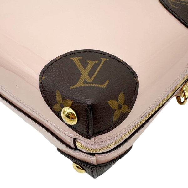 LOUIS VUITTON Venice Patent Miroir Leather Crossbody Bag Rose Ballerine