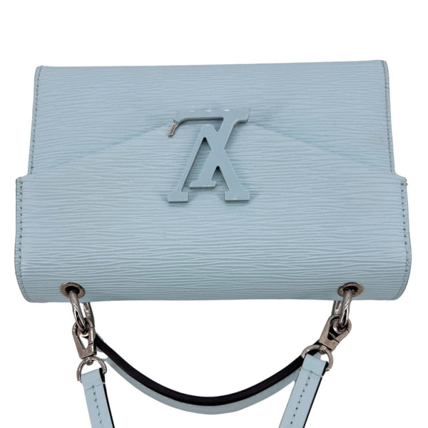 LOUIS VUITTON Grenelle Epi Leather Pochette Crossbody Bag Light Blue