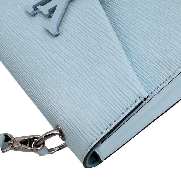 LOUIS VUITTON Grenelle Epi Leather Pochette Crossbody Bag Light Blue