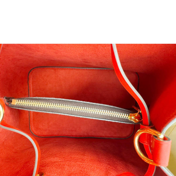 LOUIS VUITTON Neonoe MM Monogram Canvas Shoulder Bag Red