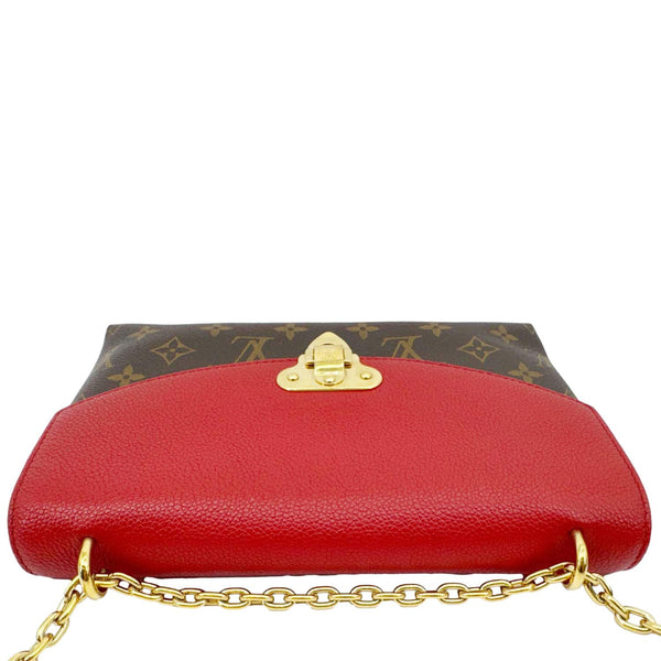 LOUIS VUITTON Saint Placide Monogram Canvas Crossbody Bag Cerise