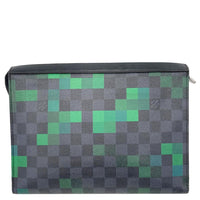 LOUIS VUITTON Voyage MM Damier Graphite Pixel Toiletry Pouch Green
