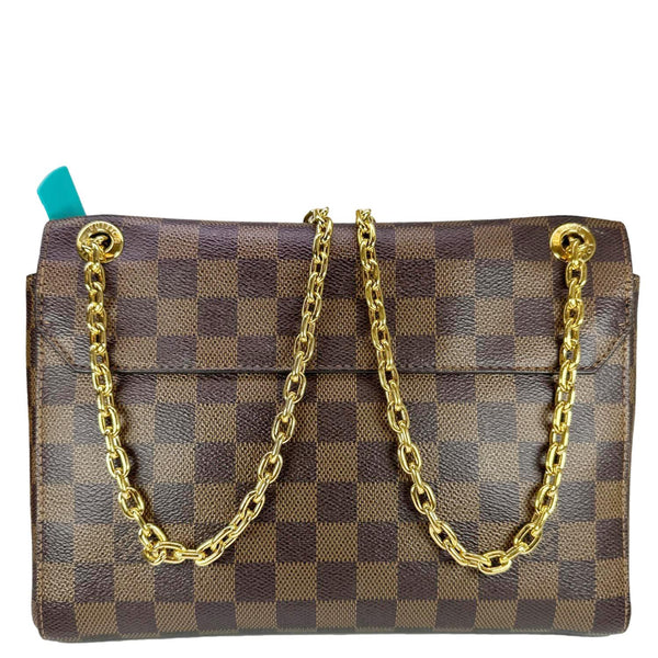 LOUIS VUITTON Vavin PM Damier Ebene Crossbody Bag Cream