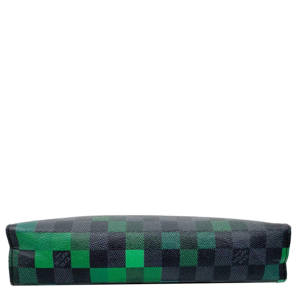 LOUIS VUITTON Voyage MM Damier Graphite Pixel Toiletry Pouch Green