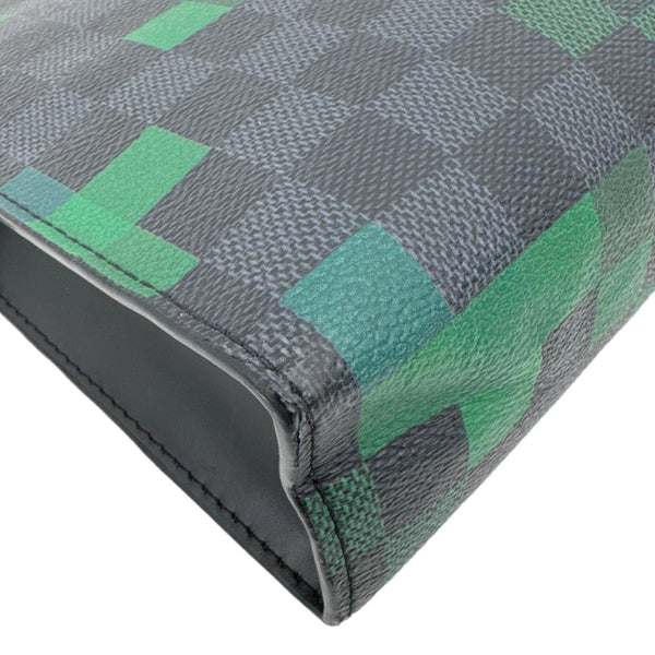 LOUIS VUITTON Voyage MM Damier Graphite Pixel Toiletry Pouch Green
