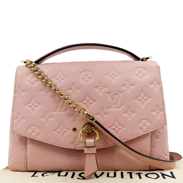 LOUIS VUITTON Blanche BB Empreinte Leather Shoulder Bag Rose Poudre