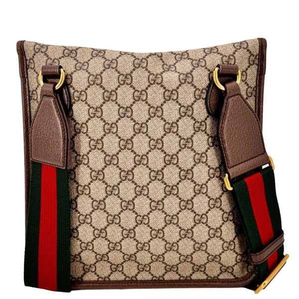 GUCCI Neo Vintage Medium GG Supreme Canvas Messenger Bag Beige 598604