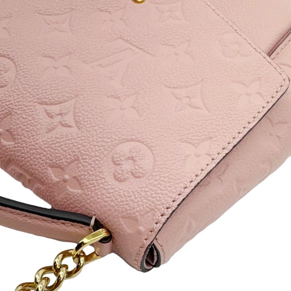 LOUIS VUITTON Blanche BB Empreinte Leather Shoulder Bag Rose Poudre