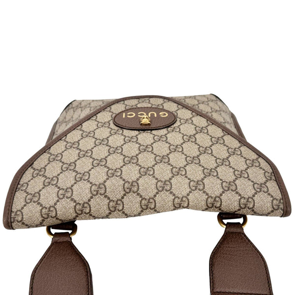 GUCCI Neo Vintage Medium GG Supreme Canvas Messenger Bag Beige 598604