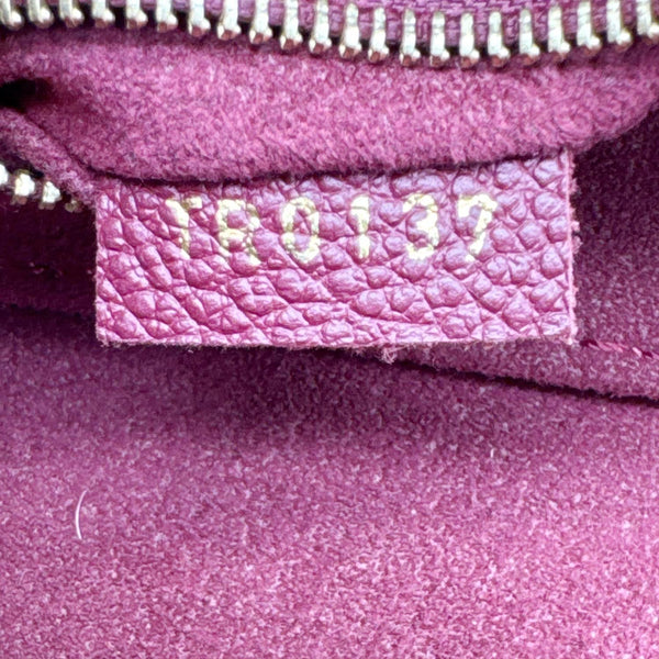 LOUIS VUITTON Saint Germain PM Monogram Empreinte Leather Shoulder Bag Burgundy