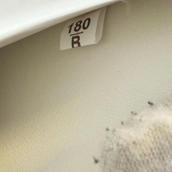 PRADA Panier Saffiano Cuir Leather Bucket Bag White