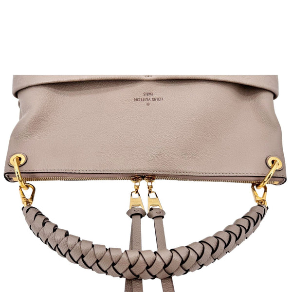 LOUIS VUITTON Maida Monogram Empreinte Leather Hobo Shoulder Bag Dune