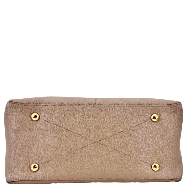 LOUIS VUITTON Maida Monogram Empreinte Leather Hobo Shoulder Bag Dune