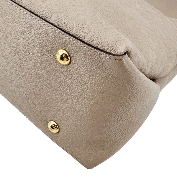 LOUIS VUITTON Maida Monogram Empreinte Leather Hobo Shoulder Bag Dune