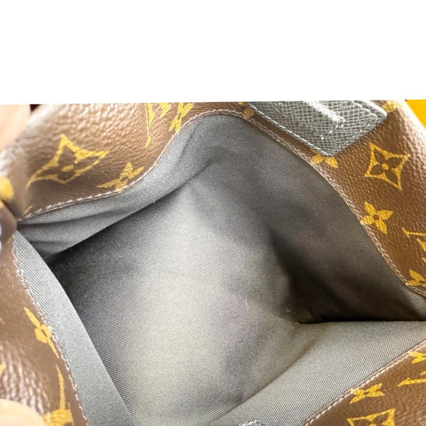 LOUIS VUITTON Outdoor Small Monogram Canvas Pouch Pacific Blue