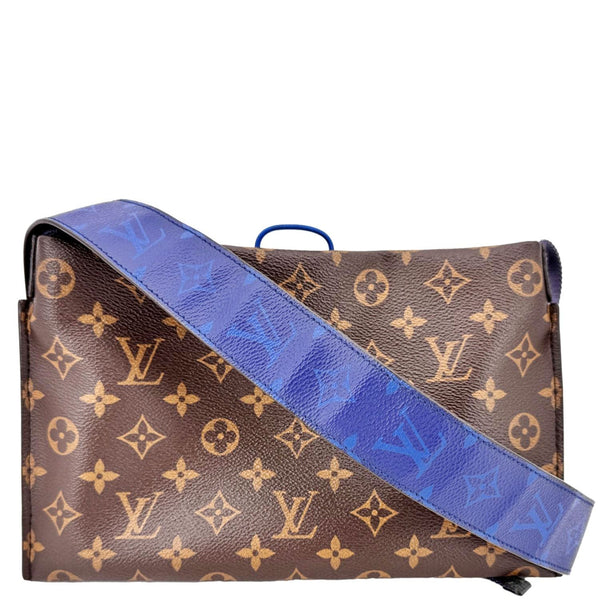 LOUIS VUITTON Outdoor Small Monogram Canvas Pouch Pacific Blue
