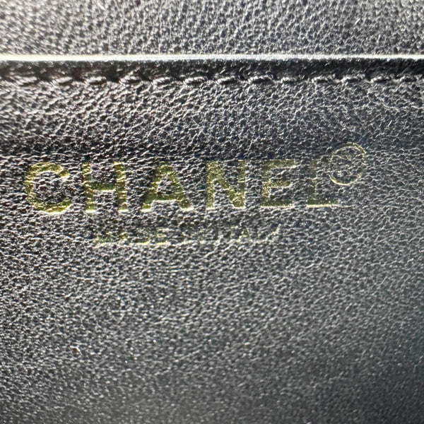 CHANEL Kelly Flap Small Quilted Caviar Leather Tote Bag Black