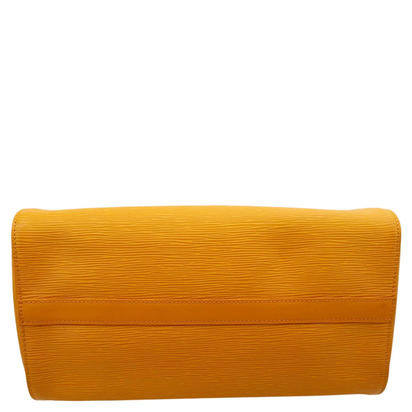 LOUIS VUITTON Speedy 30 Epi Leather Satchel Bag Orange