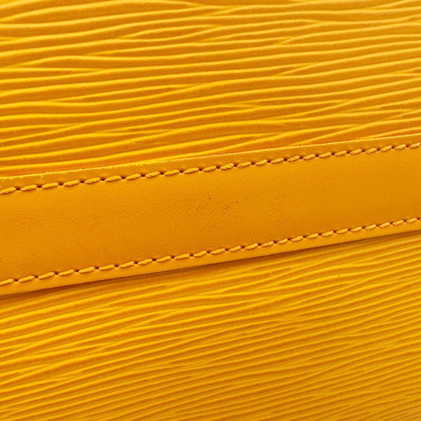 LOUIS VUITTON Speedy 30 Epi Leather Satchel Bag Orange