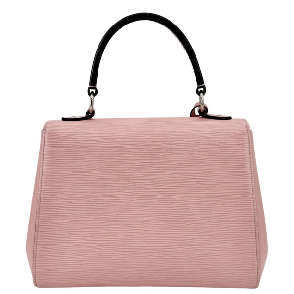 LOUIS VUITTON Cluny BB Epi Leather Top Handle Crossbody Bag Pink