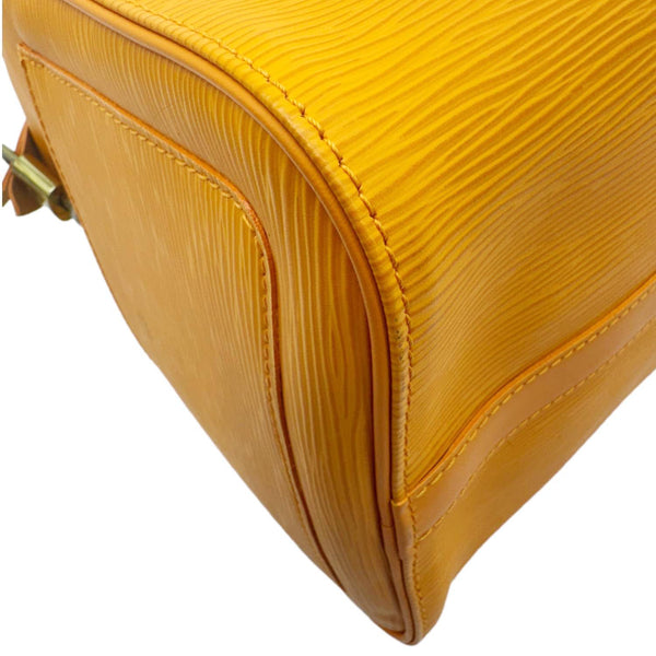 LOUIS VUITTON Speedy 30 Epi Leather Satchel Bag Orange