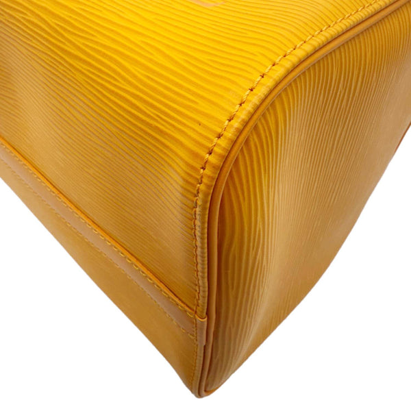 LOUIS VUITTON Speedy 30 Epi Leather Satchel Bag Orange