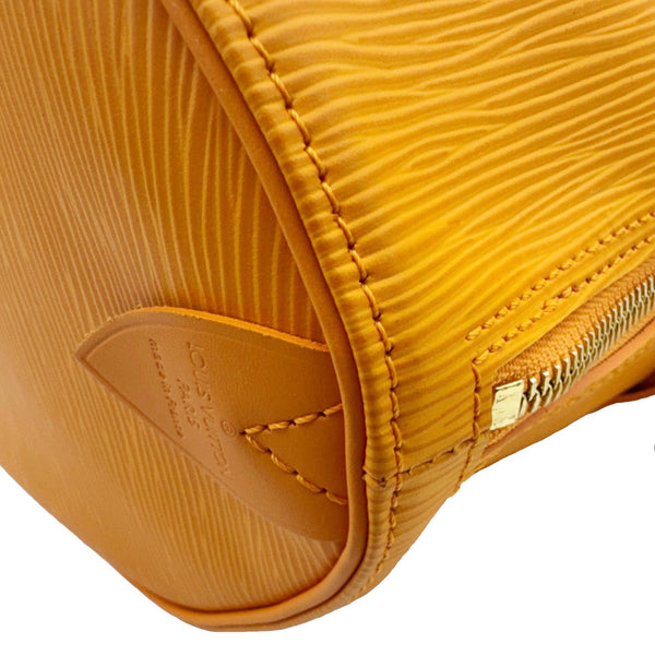 LOUIS VUITTON Speedy 30 Epi Leather Satchel Bag Orange