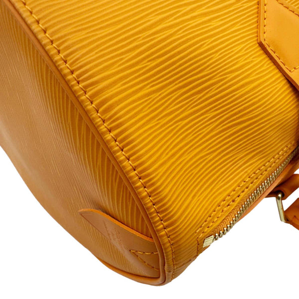 LOUIS VUITTON Speedy 30 Epi Leather Satchel Bag Orange