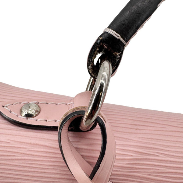 LOUIS VUITTON Cluny BB Epi Leather Top Handle Crossbody Bag Pink