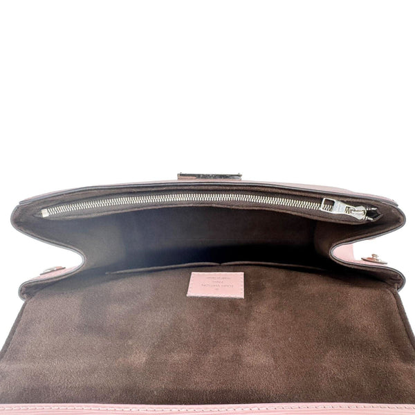 LOUIS VUITTON Cluny BB Epi Leather Top Handle Crossbody Bag Pink