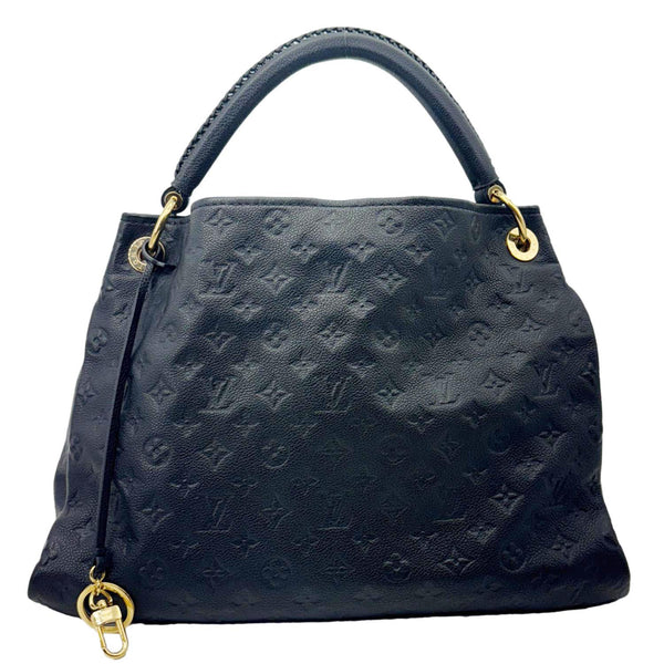 LOUIS VUITTON Artsy MM Monogram Empreinte Leather Hobo Bag Black