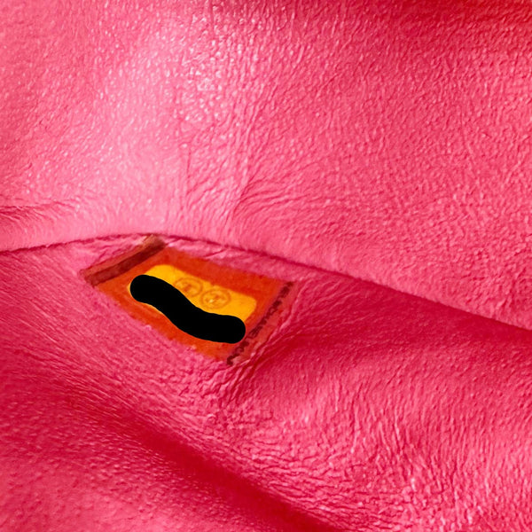 CHANEL Classic Double Flap Medium Quilted Leather Shoulder Bag Salmon Pink