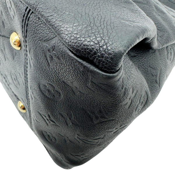 LOUIS VUITTON Artsy MM Monogram Empreinte Leather Hobo Bag Black