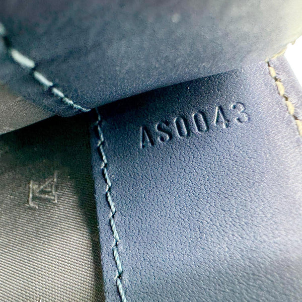 LOUIS VUITTON Suhali Le Fabuleux Leather Satchel Bag Blue