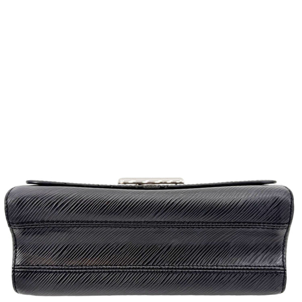 LOUIS VUITTON Twist MM Braided Handle Epi Leather Shoulder Bag Black