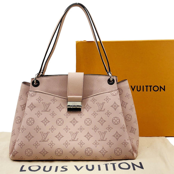 LOUIS VUITTON Sevres Mahina Leather Tote Bag Magnolia