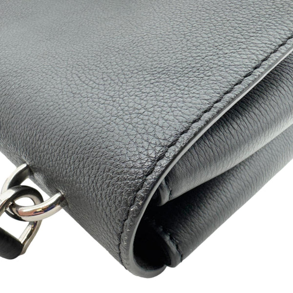 LOUIS VUITTON Mylockme Soft Calfskin Leather Top Handle Shoulder Bag Creme