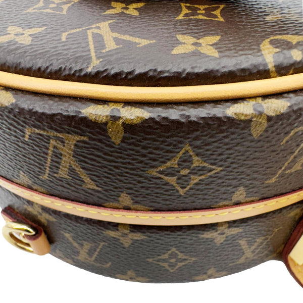 LOUIS VUITTON Petite Boite Chapeau Monogram Canvas Shoulder Bag Brown